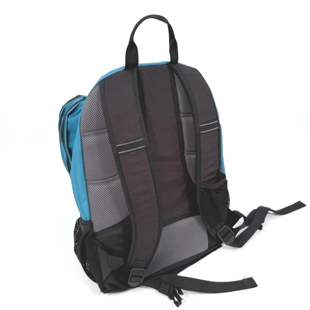 L.L. Bean Original Book Pack Travel School Teal Blue Nylon Backpack